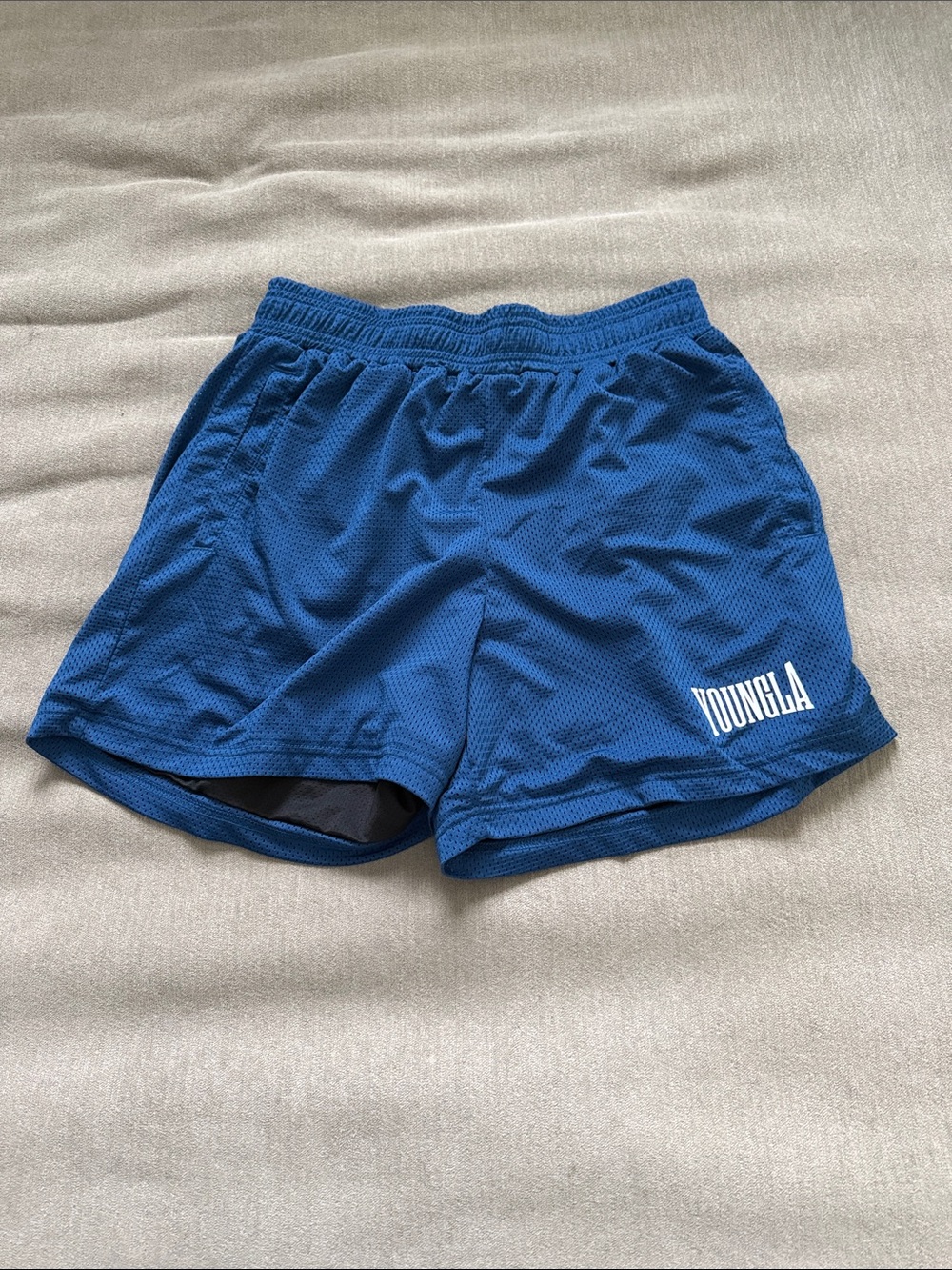 YoungLA Royal Blue Athletic AeroMesh Shorts
